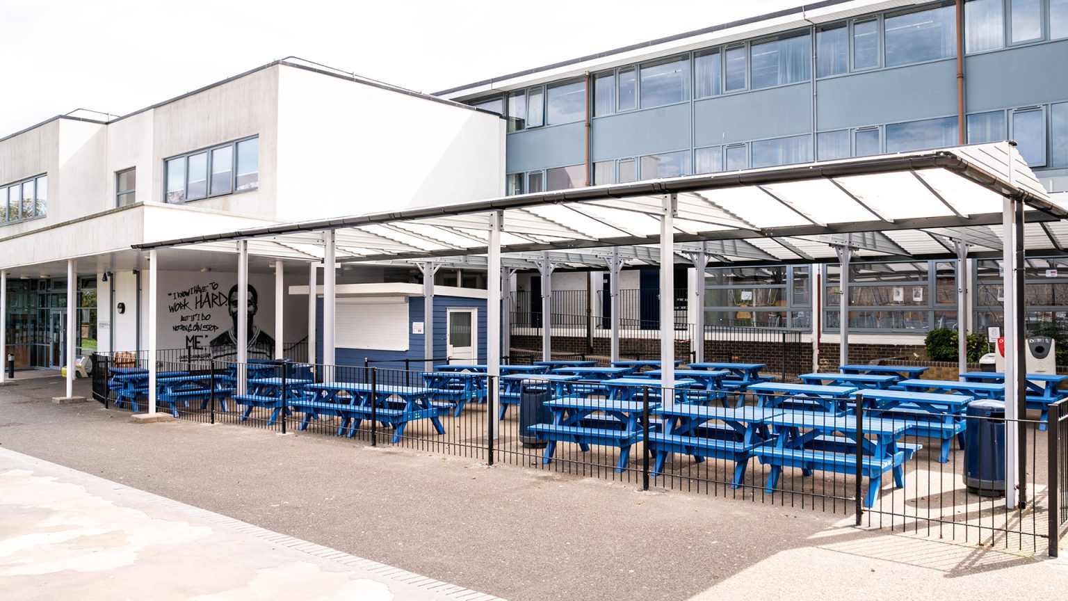 Highgate Wood Secondary School Case Study Canopies UK