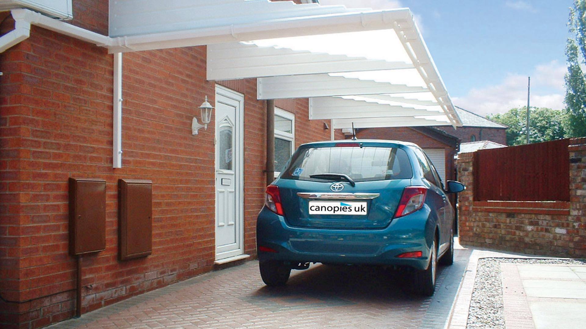WallMounted Carports Cantilever Carports Canopies UK