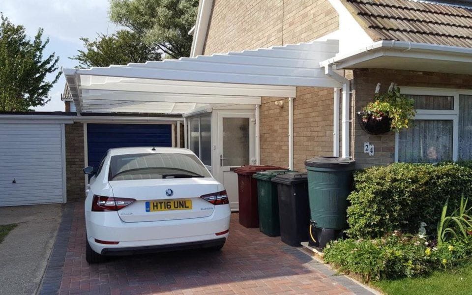 WallMounted Carports Cantilever Carports Canopies UK