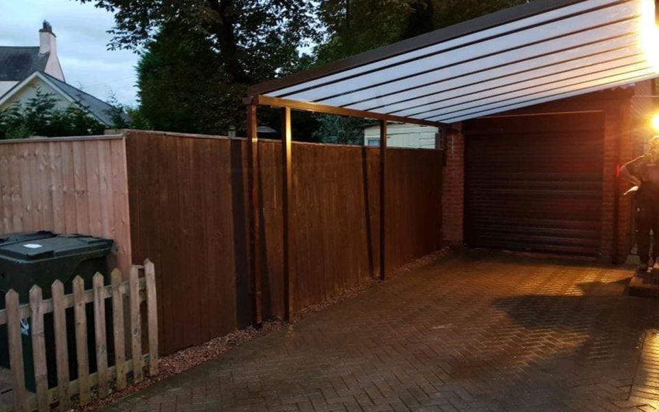 WallMounted Carports Cantilever Carports Canopies UK