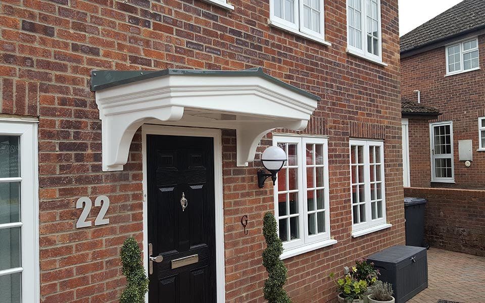 Front door canopy porch