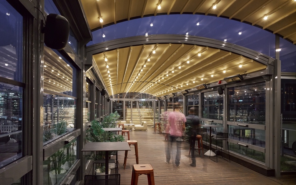 covered walkways and canopies