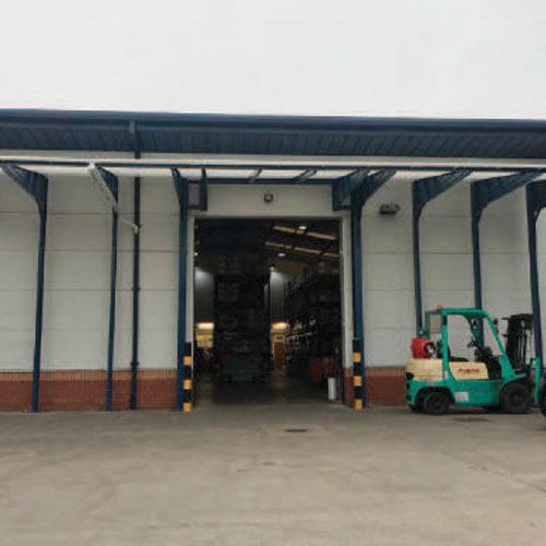 loading bay canopies