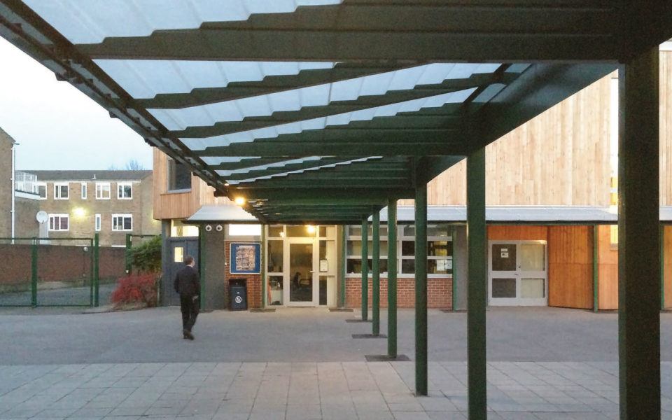 walkway covers for schools