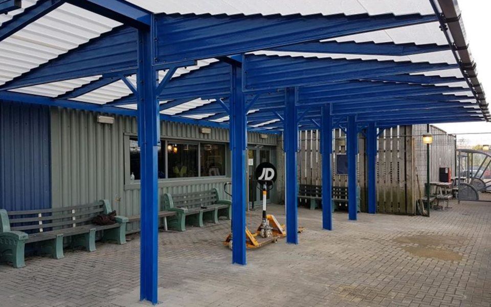 smoking shelter canopies