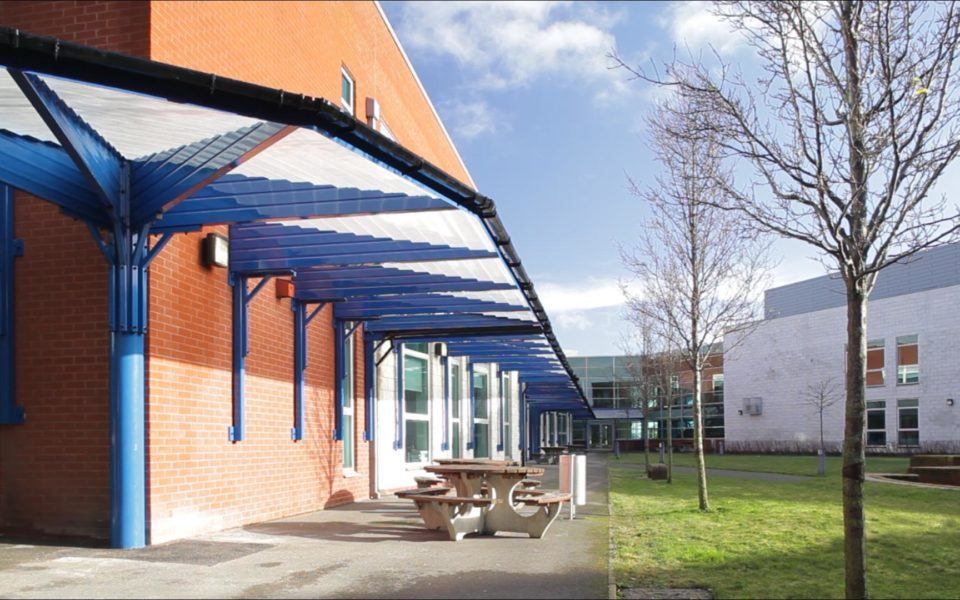 covered walkway canopy
