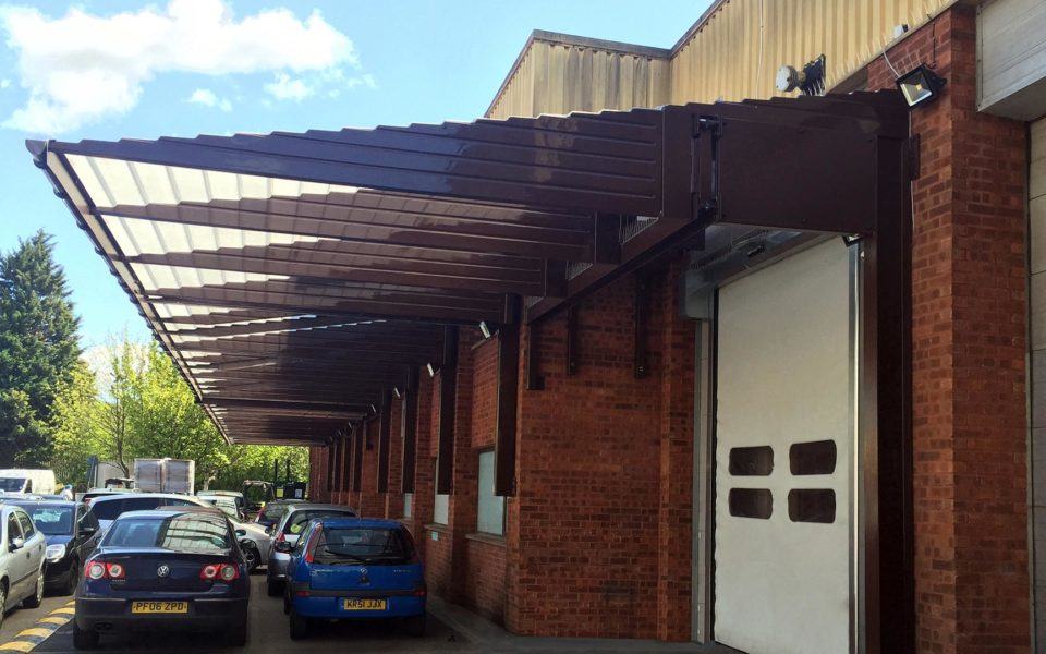 warehouse loading bay canopies