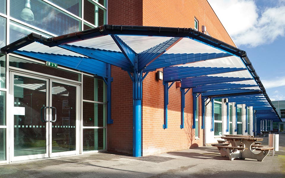 walkway covers for schools