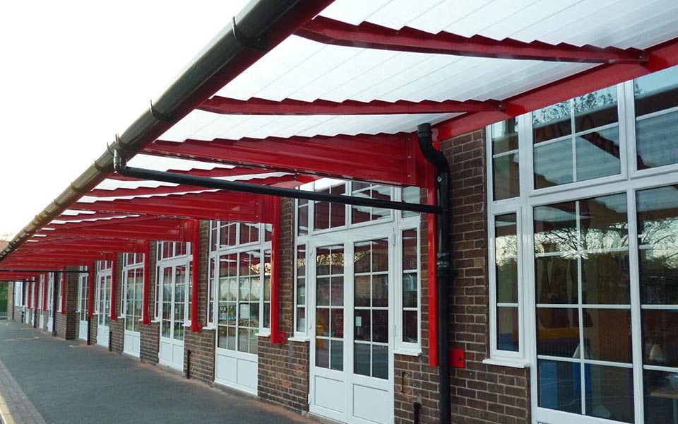 covered walkways for schools