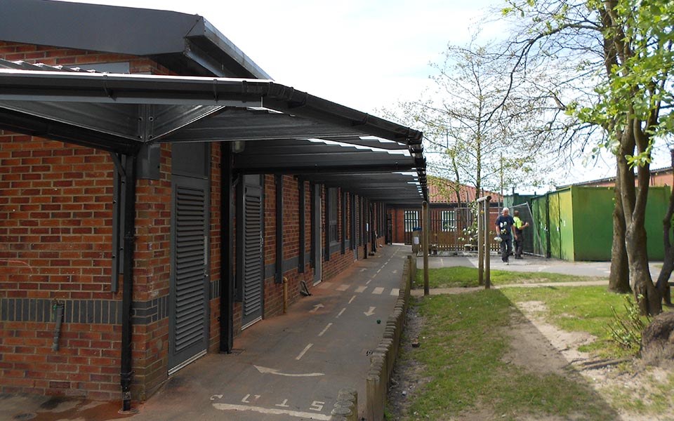 covered walkway canopy