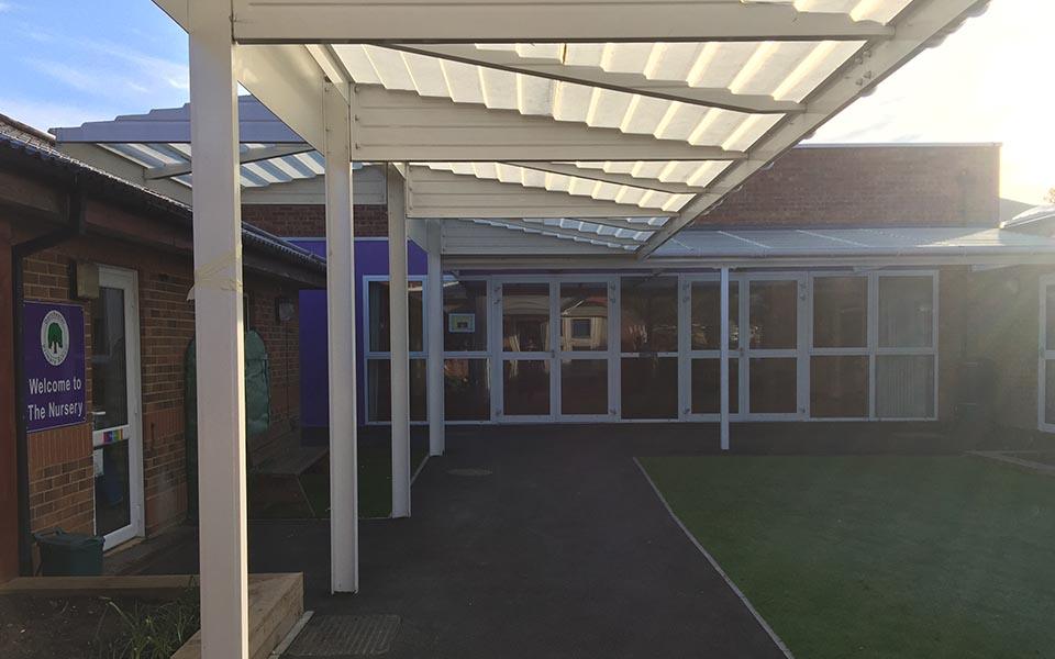 covered walkways for schools