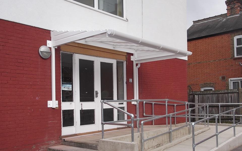 entrance canopies for schools