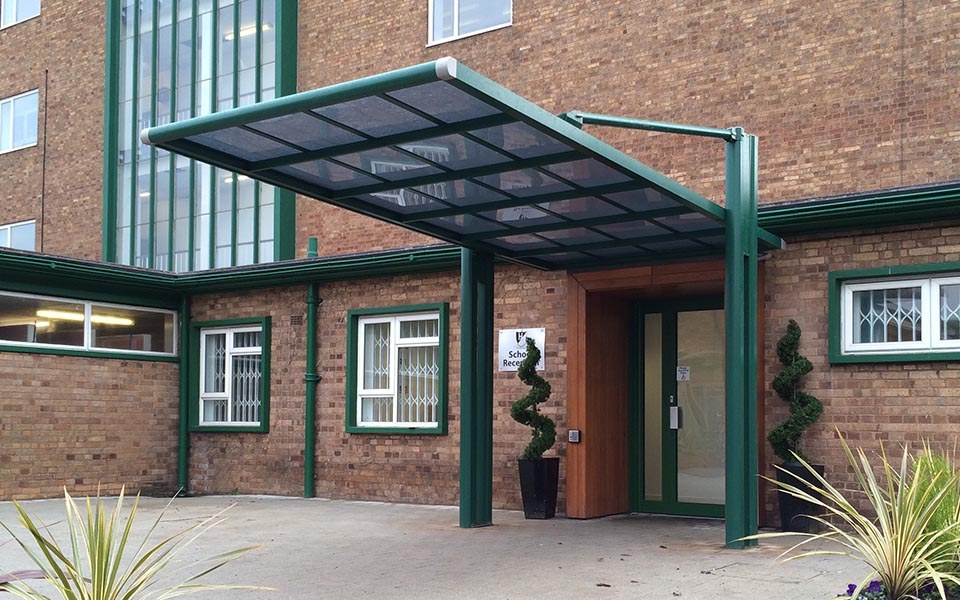 entrance canopies for schools