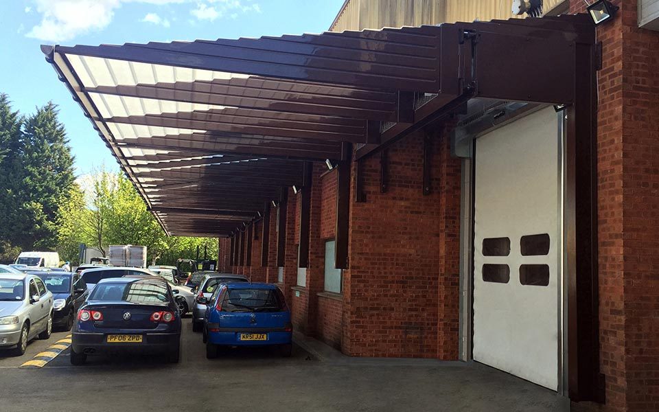 loading bay canopies