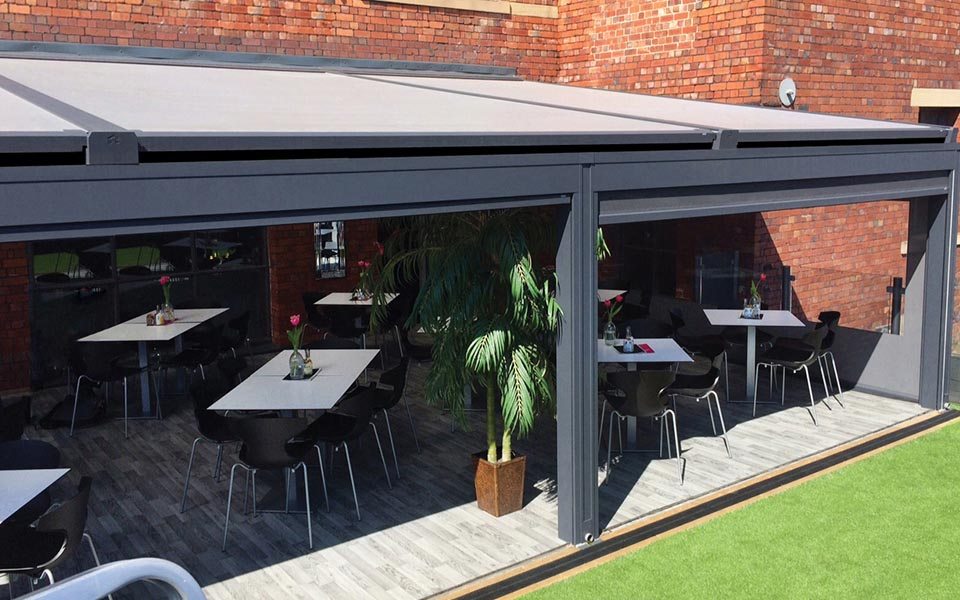 outdoor eating canopies