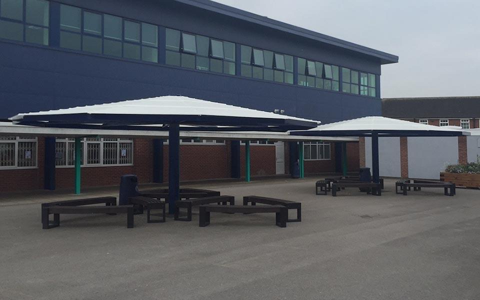 school umbrella canopies