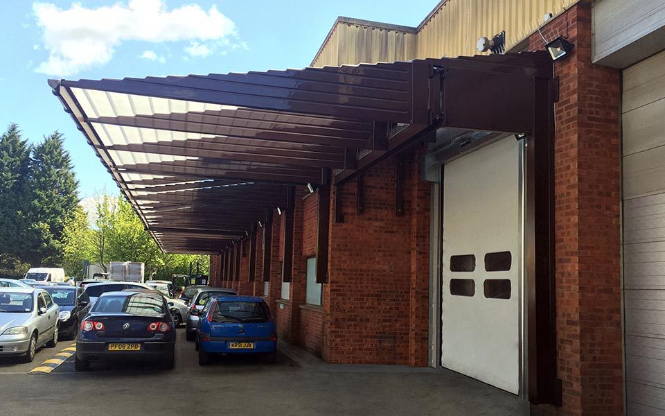 warehouse canopies