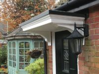 flat door canopy