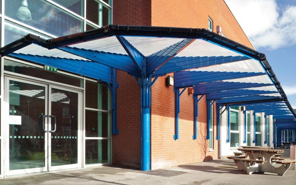 covered walkways for schools