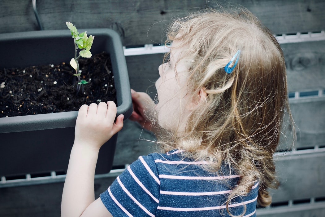 children-gardening