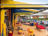 Nursery School Playground Canopy Multicoloured