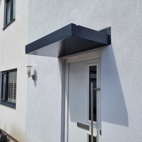 Linea Flat Door Canopy by Canopies UK